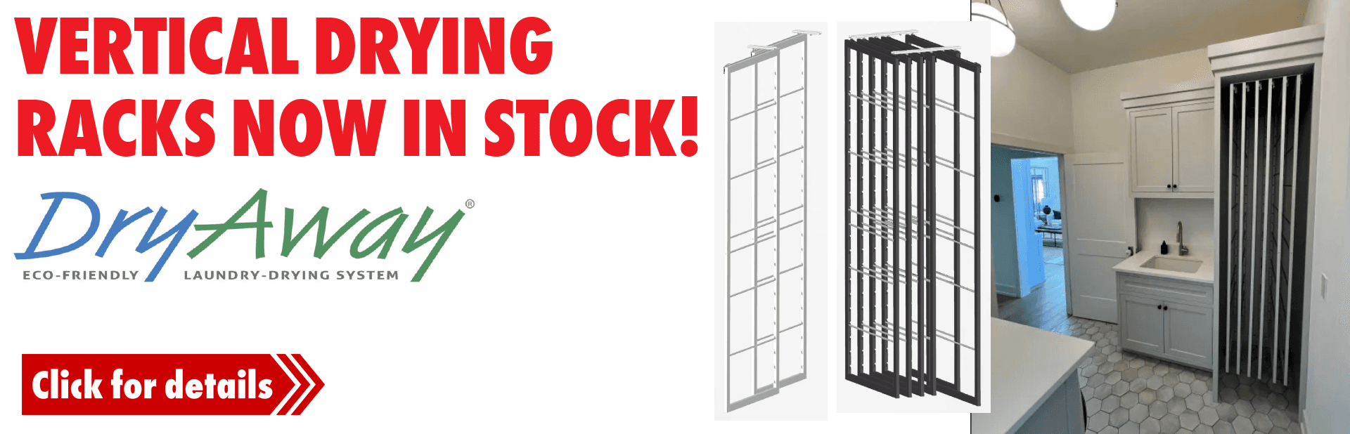Introducing DryAway Vertical Drying Racks