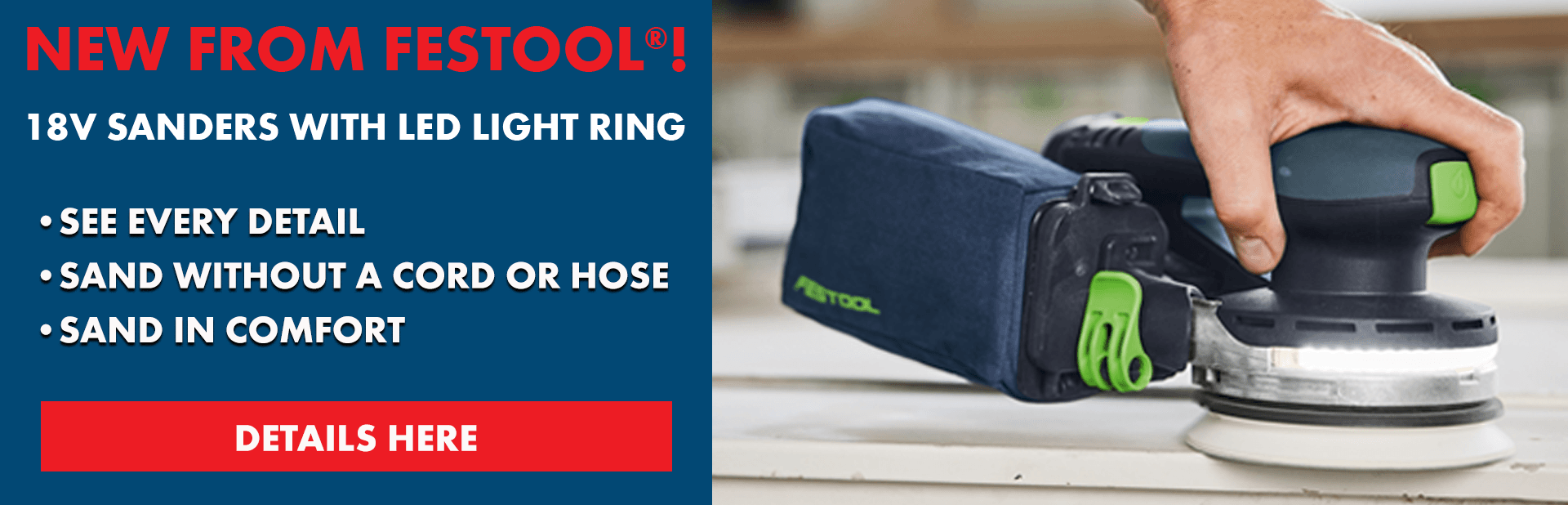 New Sanders from Festool!