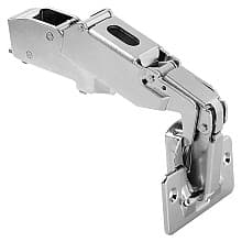 Clip Top 170° Opening Hinge, 45mm Bore Pattern, Self-Closing, Half Overlay