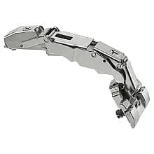 Clip Top 155° Opening Zero Protrusion Hinge, 45mm Bore Pattern, Self-Closing, Full Overlay