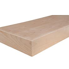 2-1/2" x 10" x 36" Floating Shelf, Cherry Finish