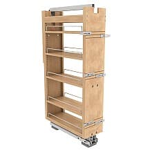 8" Tall Cabinet Pullout Pantry Organizer with Fulterer Soft-Close Slide