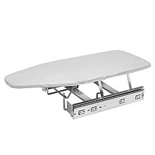 15-7/8" Fold-Out Ironing Board, Brushed Finish