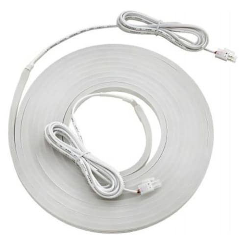 12V LED 3W Side-Emitting Warm White Neoloop Flexible Silicone Lighting, 16.4' Roll, White