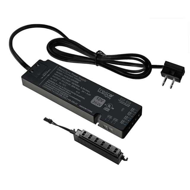 12V 36W PowerSync LED Power Supply, Black