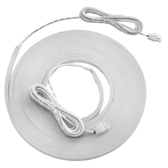 12V LED 3W Side-Emitting Warm White Neoloop Flexible Silicone Lighting, 16.4' Roll, White