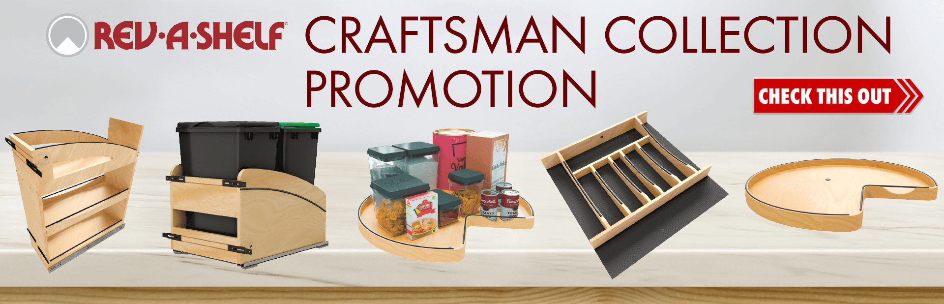 Rev-A-Shelf Craftsman Collection