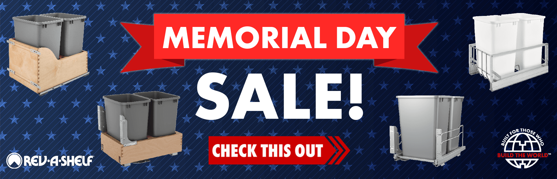 Rev-A-Shelf Memorial Day Trash Pullout Promotion!
