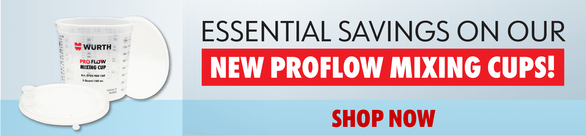 New PROFLOW Mixing Cups!