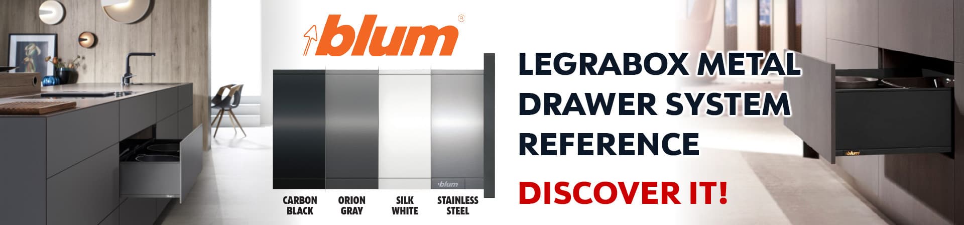 New Blum Legrabox Metal Drawer System Reference!