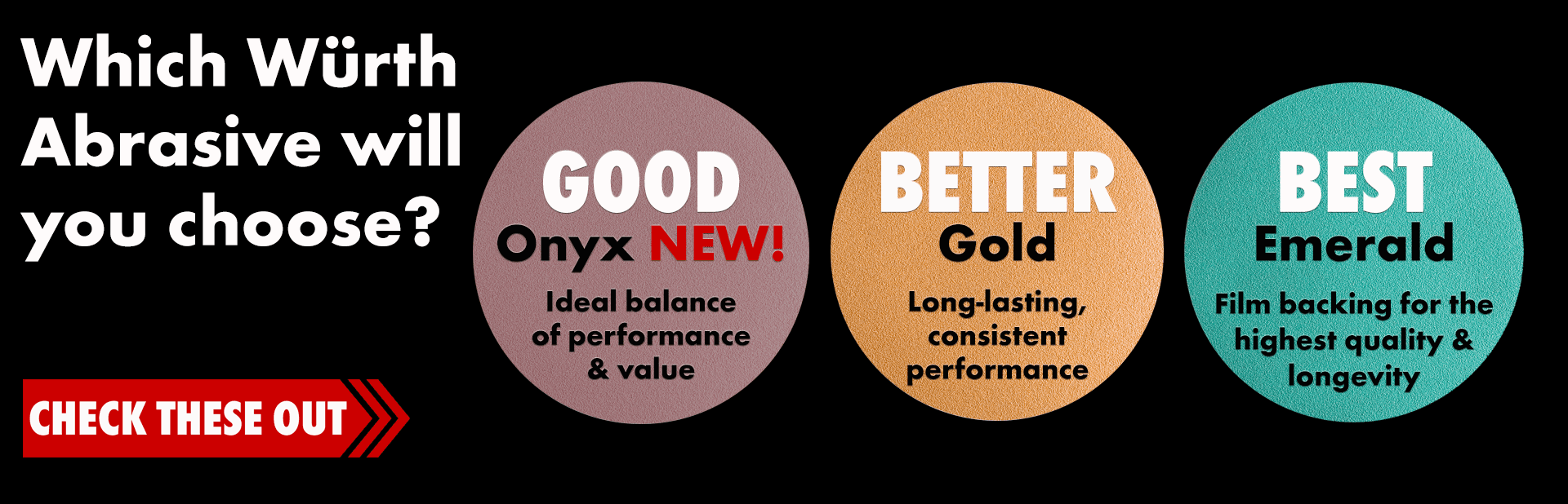 Which Würth Abrasive Will You Choose?