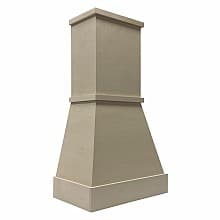 30" Modern Tapered Range Hood with Broan Liner, Maple